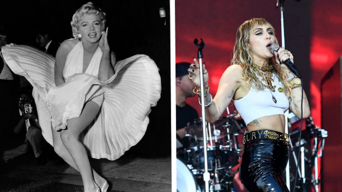 Marilyn Monroe, Miley Cyrus